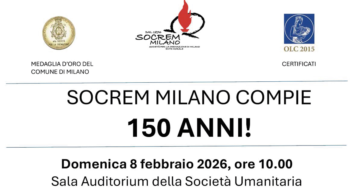 Socrem compie 150 anni